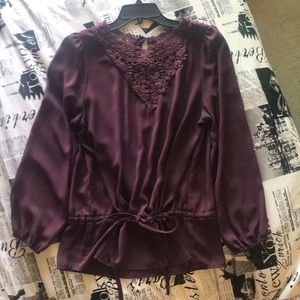 Purple blouse